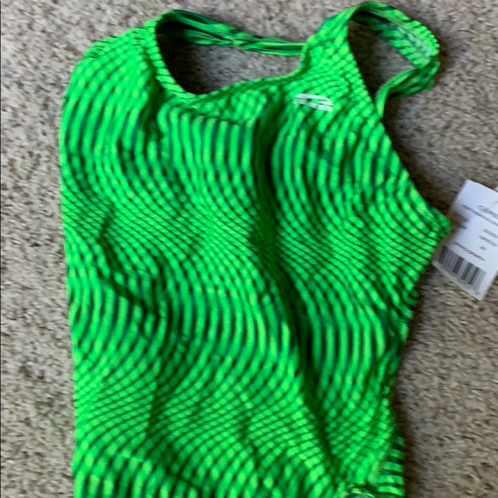 Ceres green Spirograph swimsuit size 30
